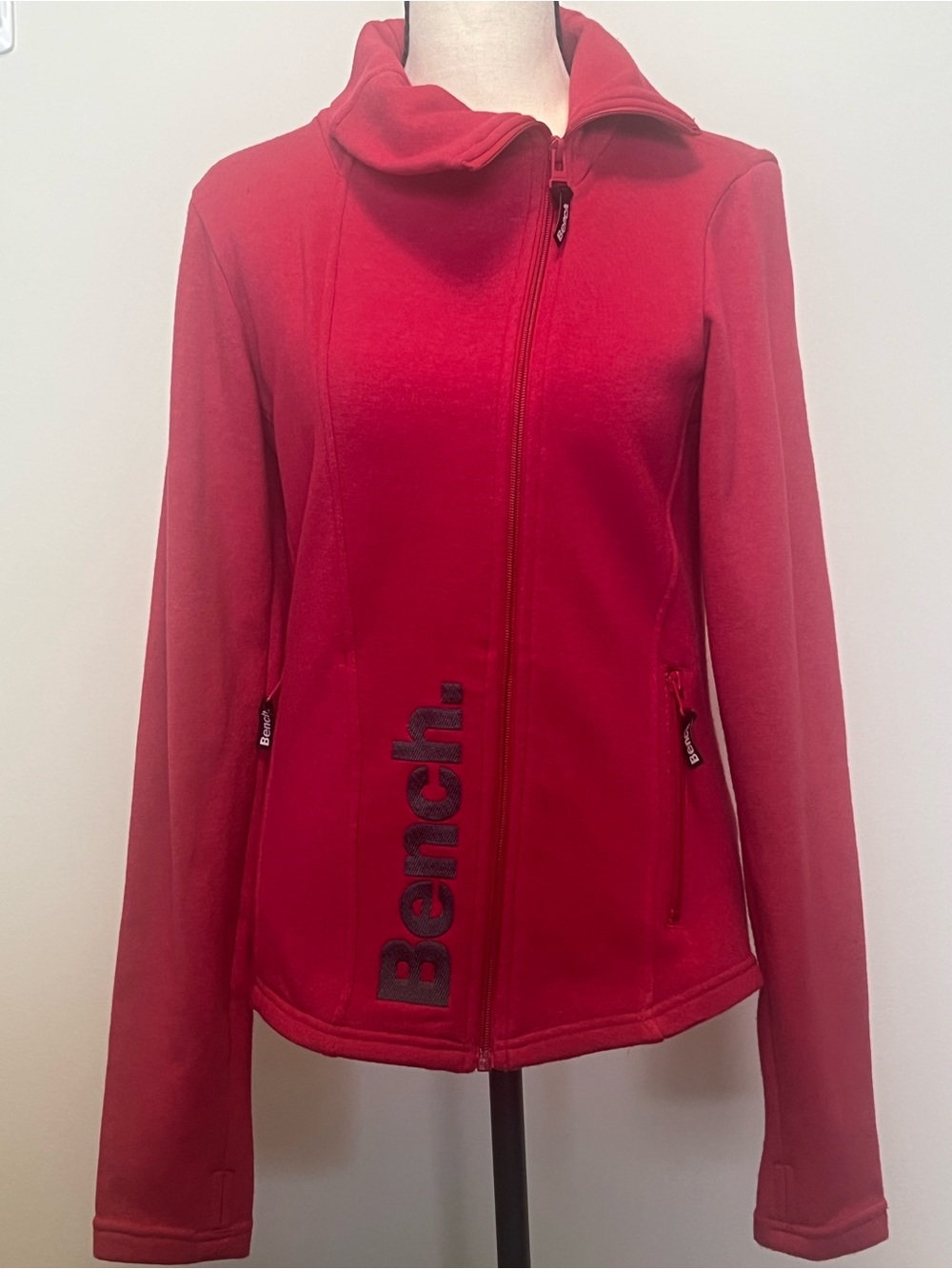 Bench Red Full-Zip Women's Utility Jacket